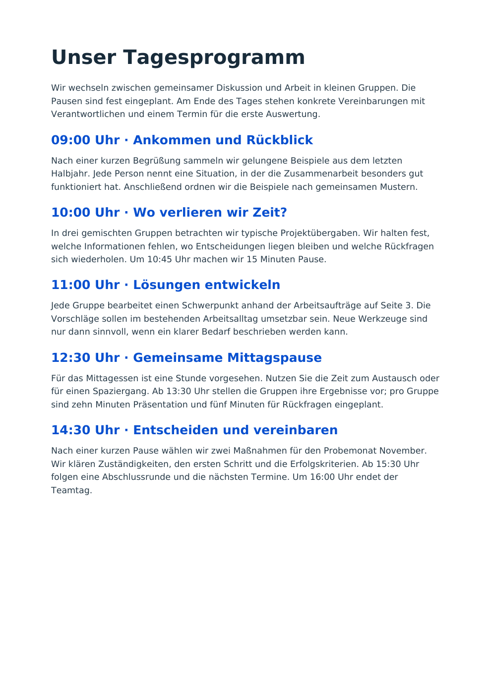 Aufbereitetes PDF: Seite 2 des synthetischen Teamtag-Beispiels